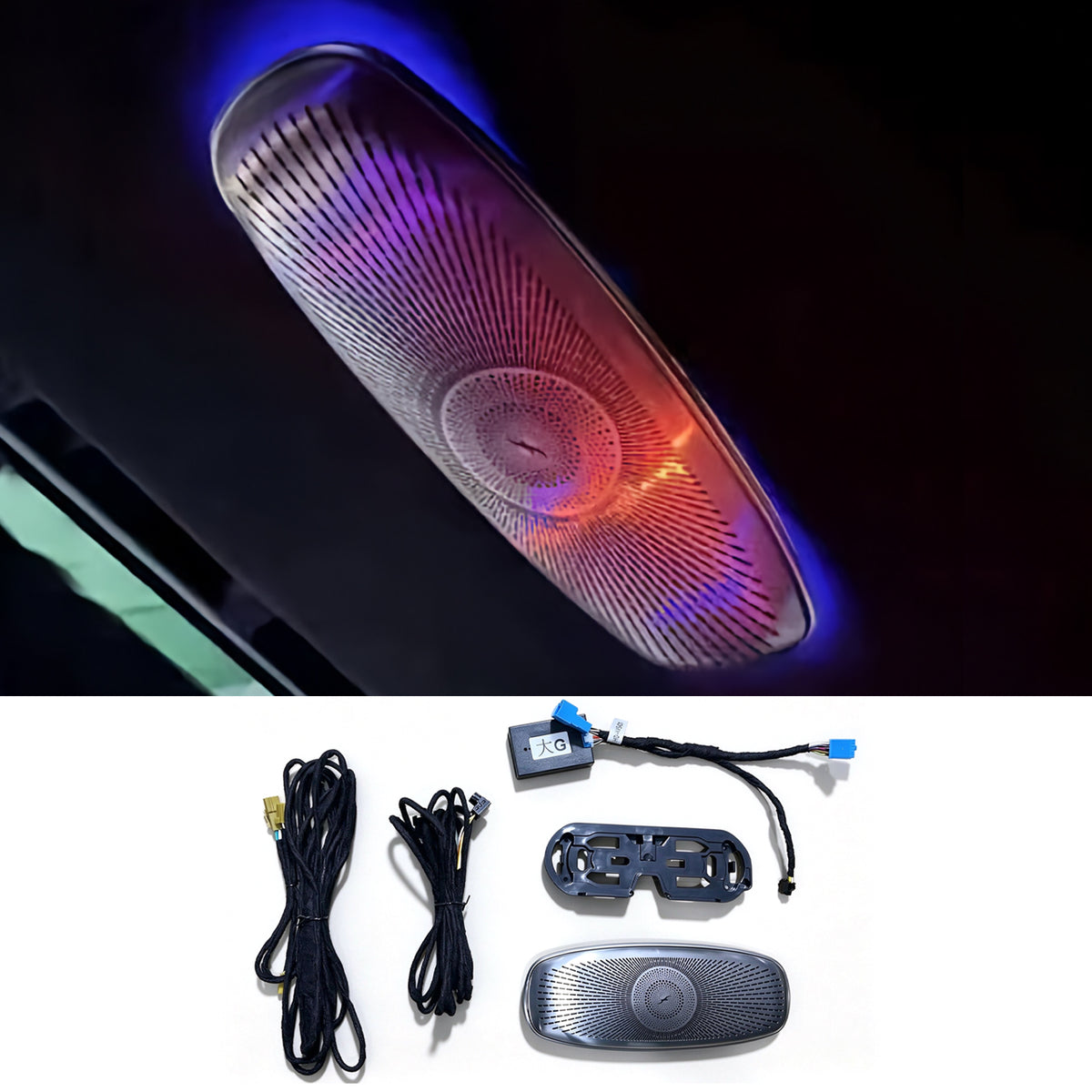 2019–2024 W463A to W465 Upgrade Starlight Headliner & Burmester Sound System