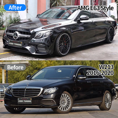 E63 AMG Style Narrow Version Body Kit for Mercedes E-Class W213 2016–2023 Upgrade