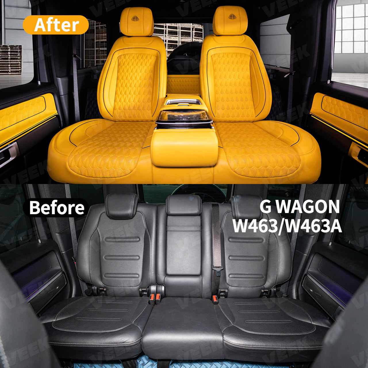 Rear Bench Seat with Individually Controlled Sections for Mercedes-Benz G-Class W463 / W463A / W465 (2002–2025)