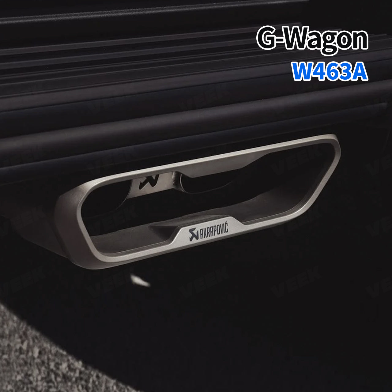 2019-2025 Mercedes G-Wagon W463A AMG G63/G500/G550 Akrapovič Titanium Exhaust System
