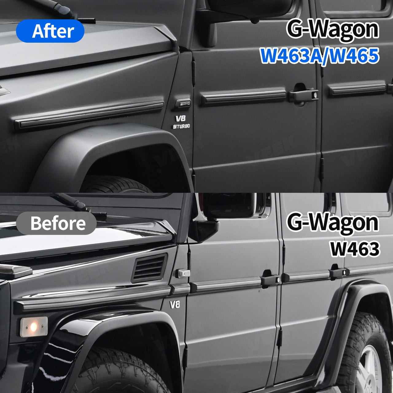 Mercedes-Benz G Wagon Illuminated Beltline for 2002-2025 W463/W463A/W465