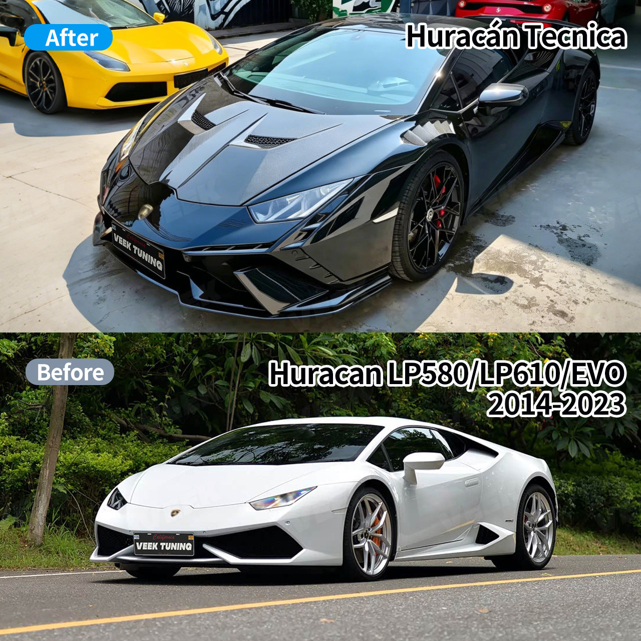 Tecnica Style Exterior Kit for Lamborghini Huracán LP580 / LP610 / EVO (2014–2023)