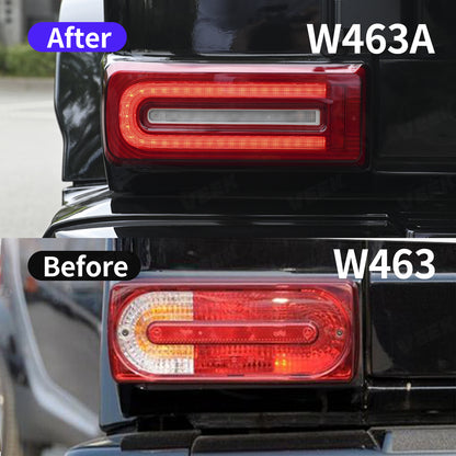 2024 G63 Style LED Tail Lights for Mercedes G Wagon W463 (2002–2018 Conversion)