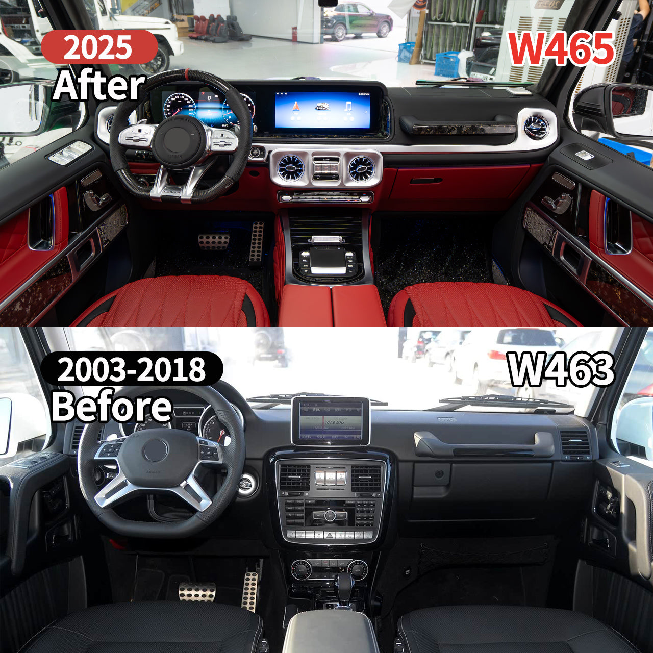 W463 (2003–2018) Interior Upgrade to the 2025 W465 Style
