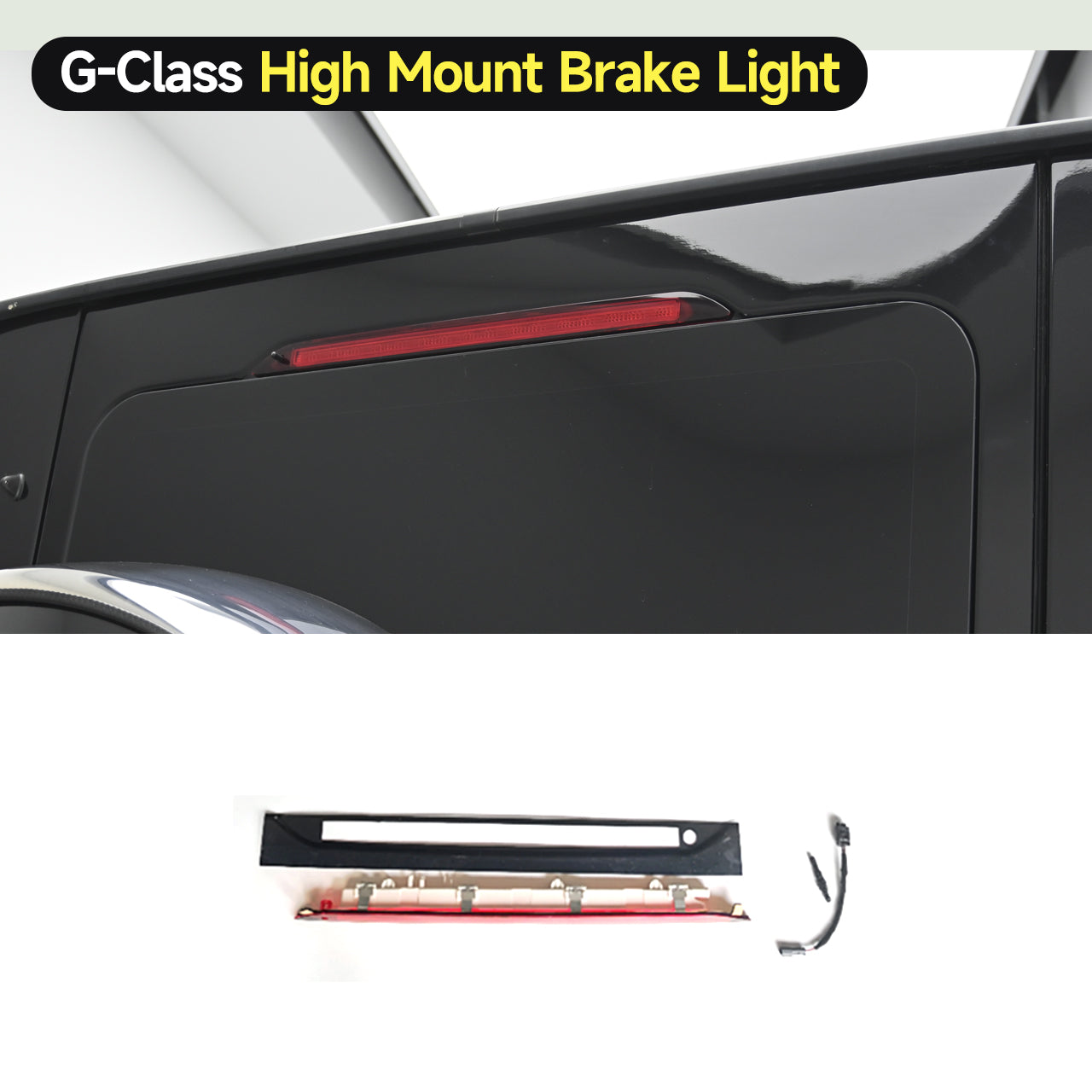 Mercedes-Benz G Wagon W463 (2002–2018) Exterior Upgrade to W463A (2024+) G63/Brabus/G800/G900 with High Mount Brake Light