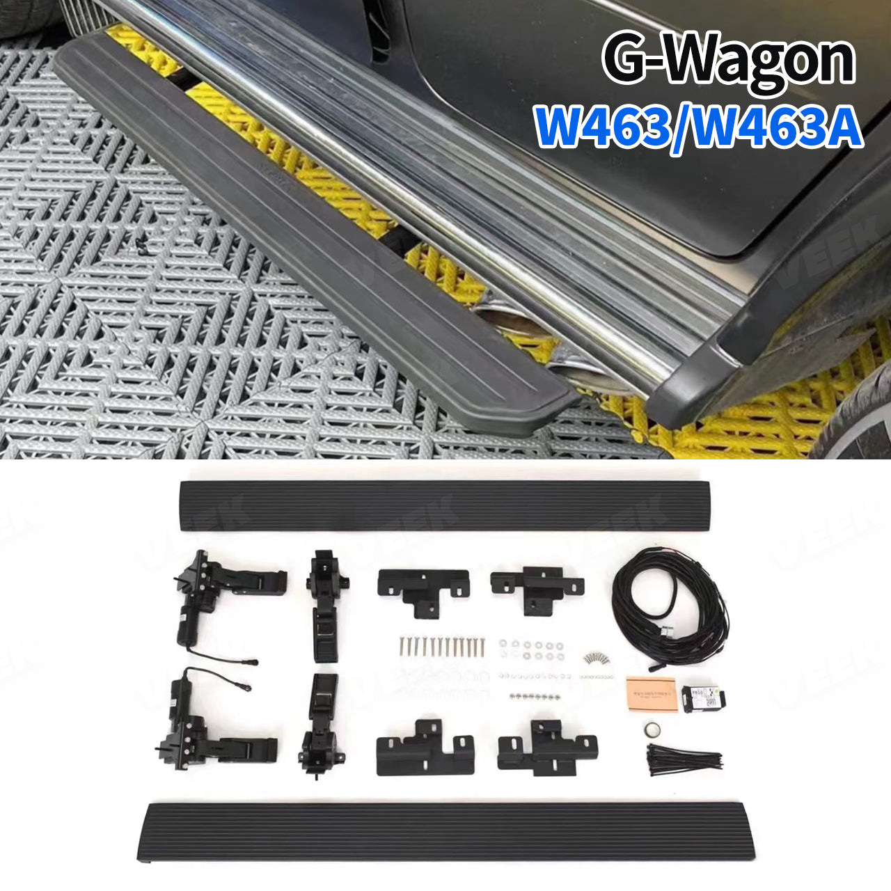Electric Power Running Boards/Electric Side Steps for 2008–2025 G Wagon to W463/W463A/W465 G63/G800/G900/G350/G400/G550 Extra Exterior Kits
