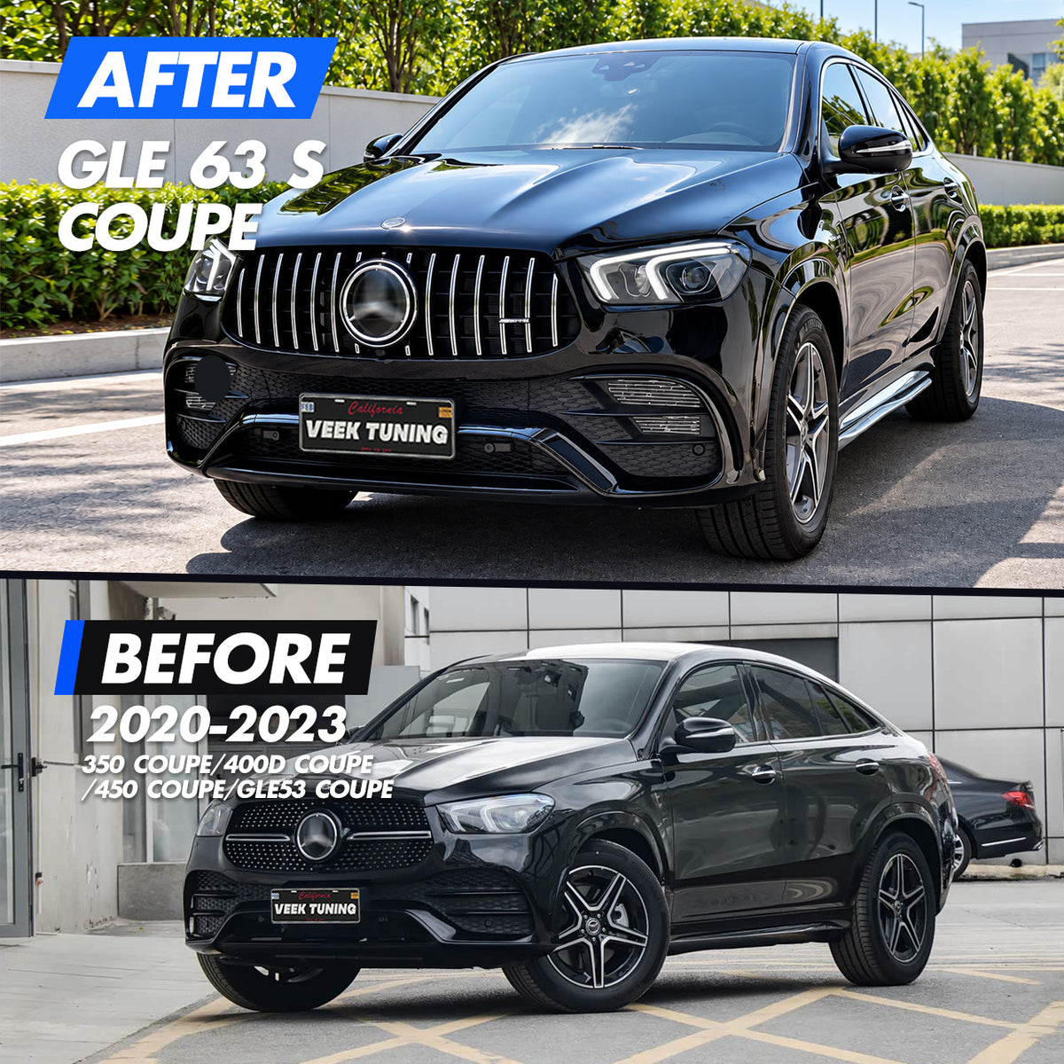 2020–2023 Mercedes-Benz GLE Coupe C167 Upgrade to AMG GLE 63 S Coupe Style Exterior Body Kit