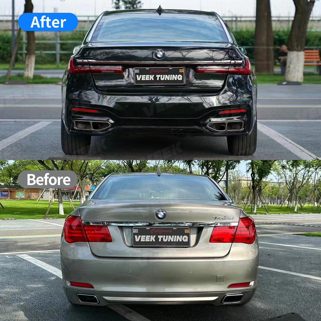 BMW 7 Series F01/F02 (2009-2015) Upgrade Old to New G11/12 Lci (2022) M Sport Body Kit (No cutting required)