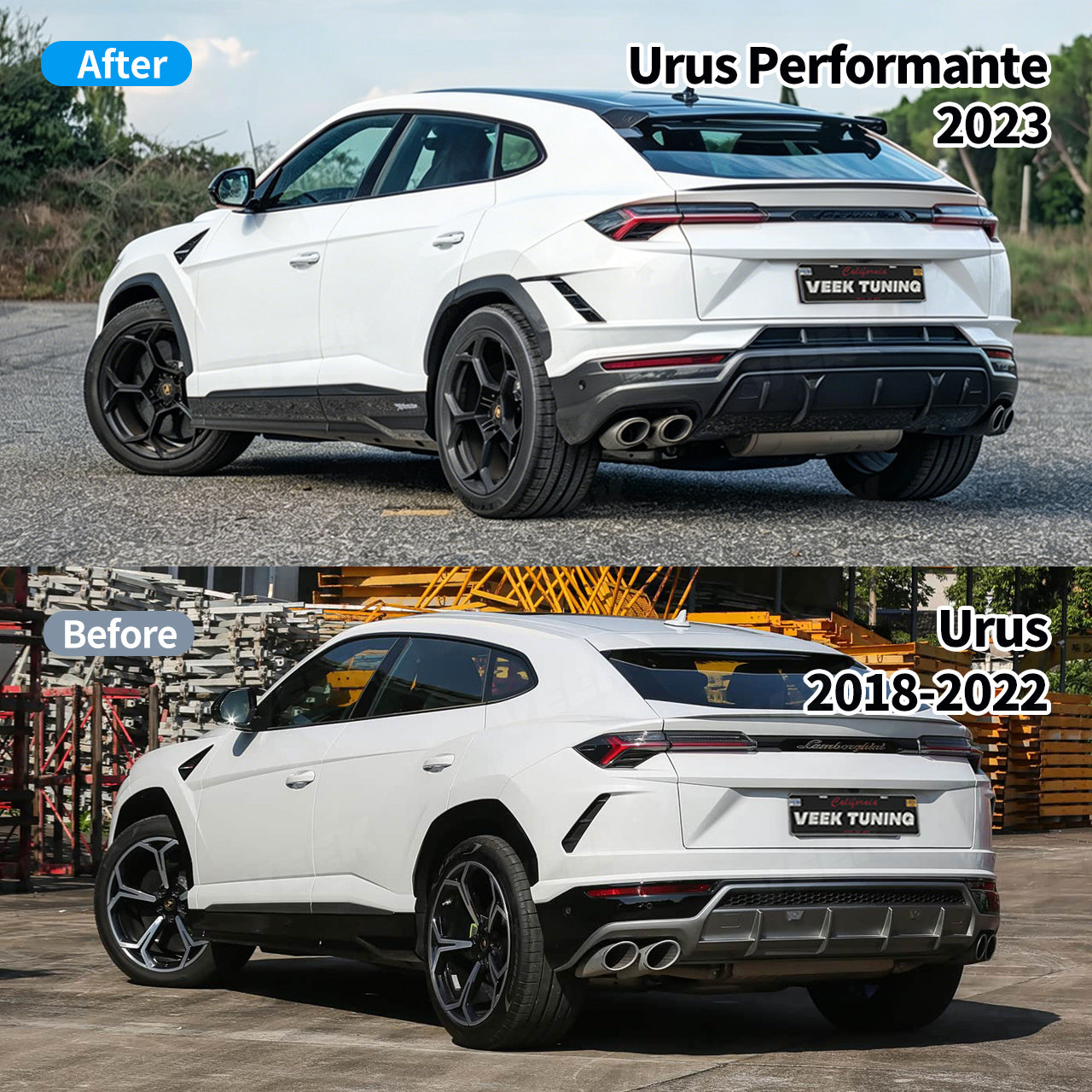 2023 Lamborghini Urus Performante Style Exterior Body Kit for 2018–2022 Urus