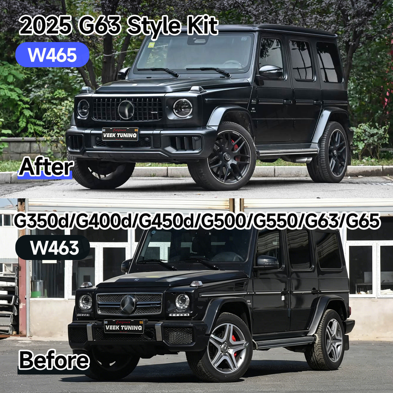 The 2025 W465 G63 Exterior Kit for G Wagon W463 G450d/G500/G550/G350/G63/G65