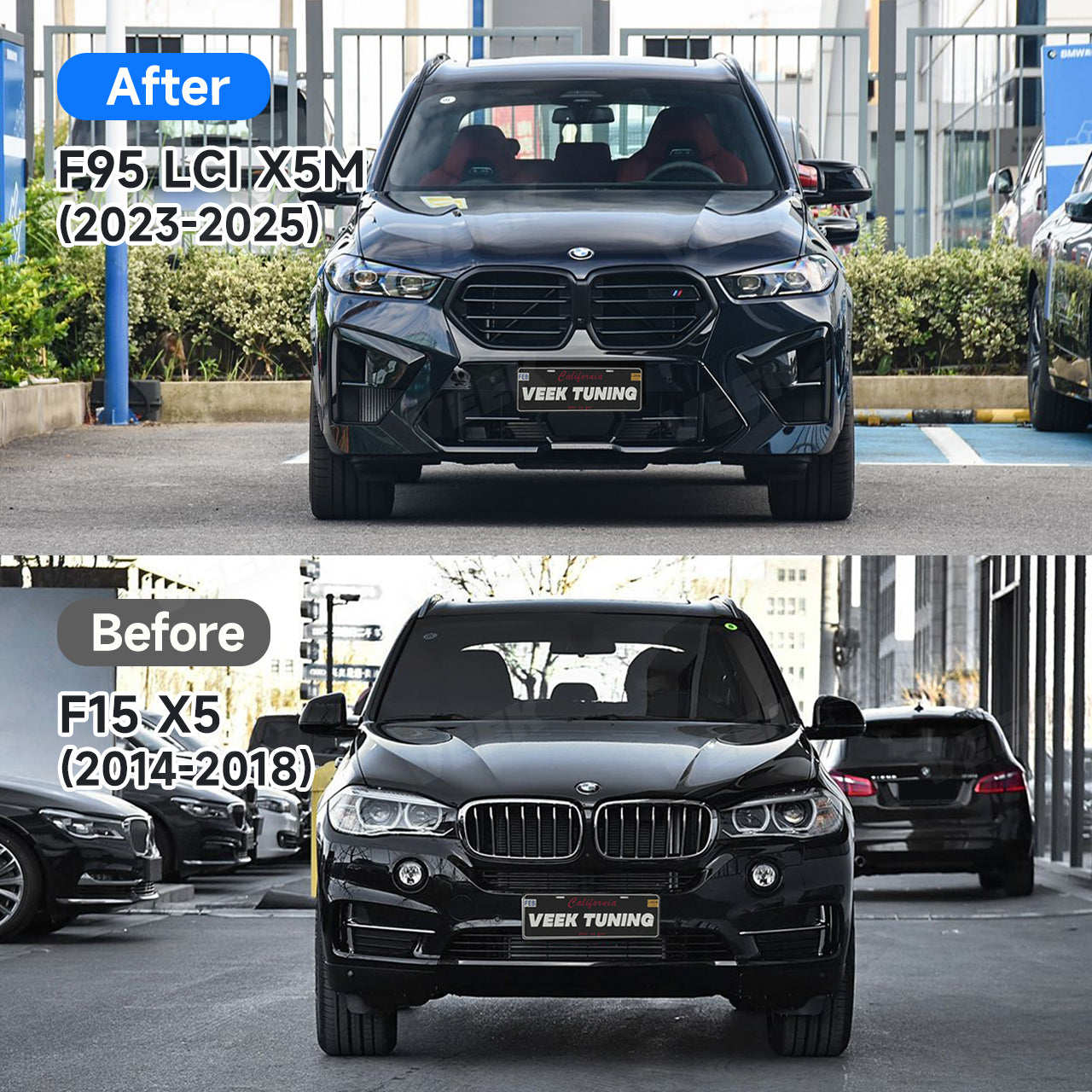 BMW X5 F15 (2014-2018) Old to New Upgrade X5M F95 LCI (2025) Body Kit