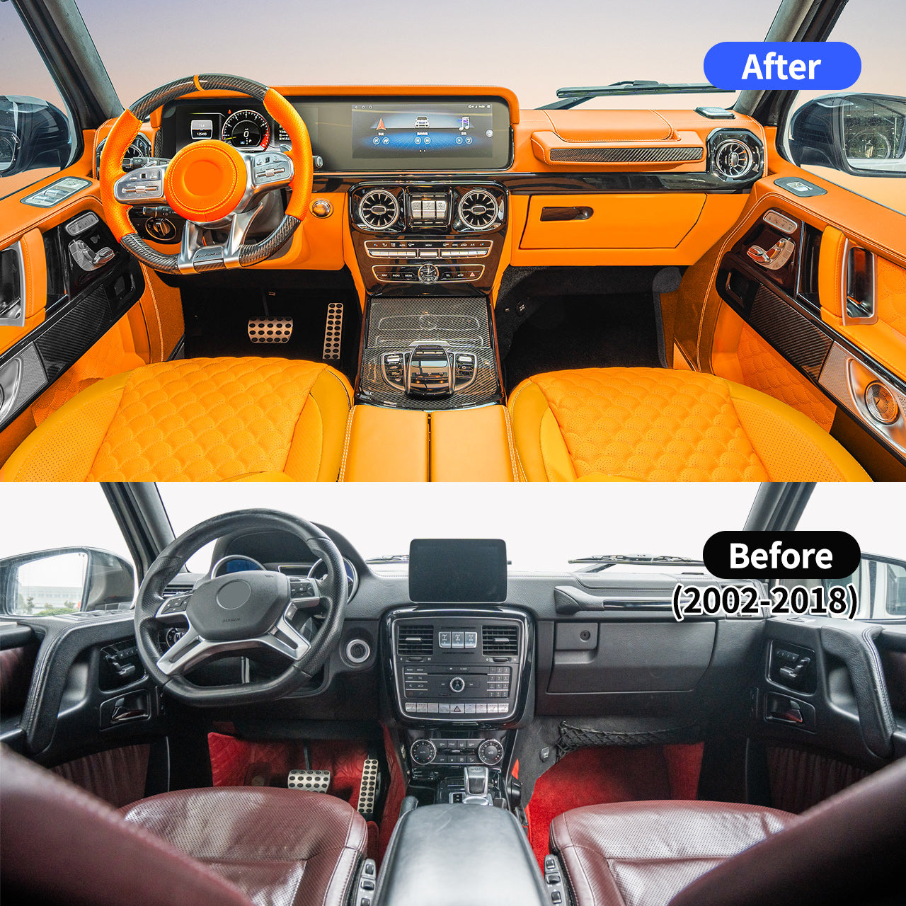 Mercedes-Benz G-Class Interior Old to New - Advanced Edition