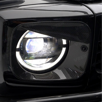 Carbon Fiber Demon Eye Headlight Cover for G Wagon W463A W465