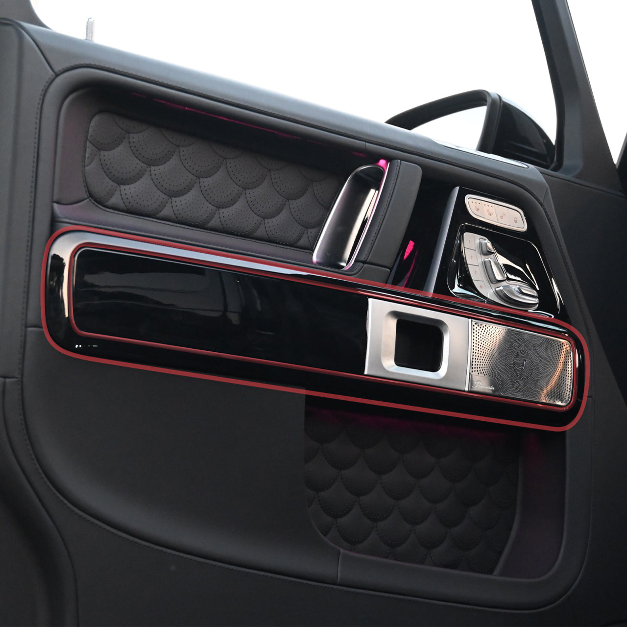 For G Wagon Four doors black frames / Central console black frame