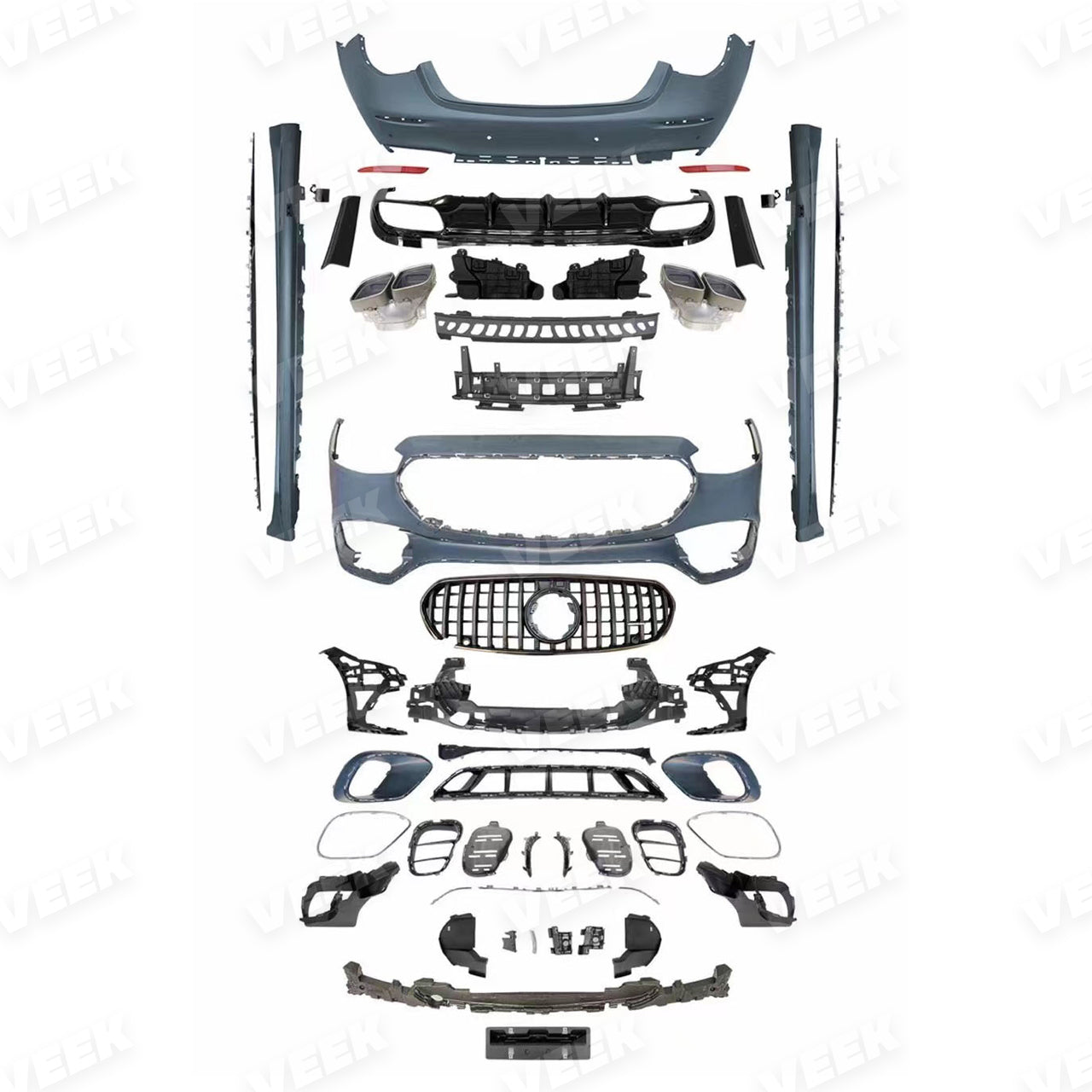 Mercedes S-Class W223 to S63 Style Body Kit (For Base Model)