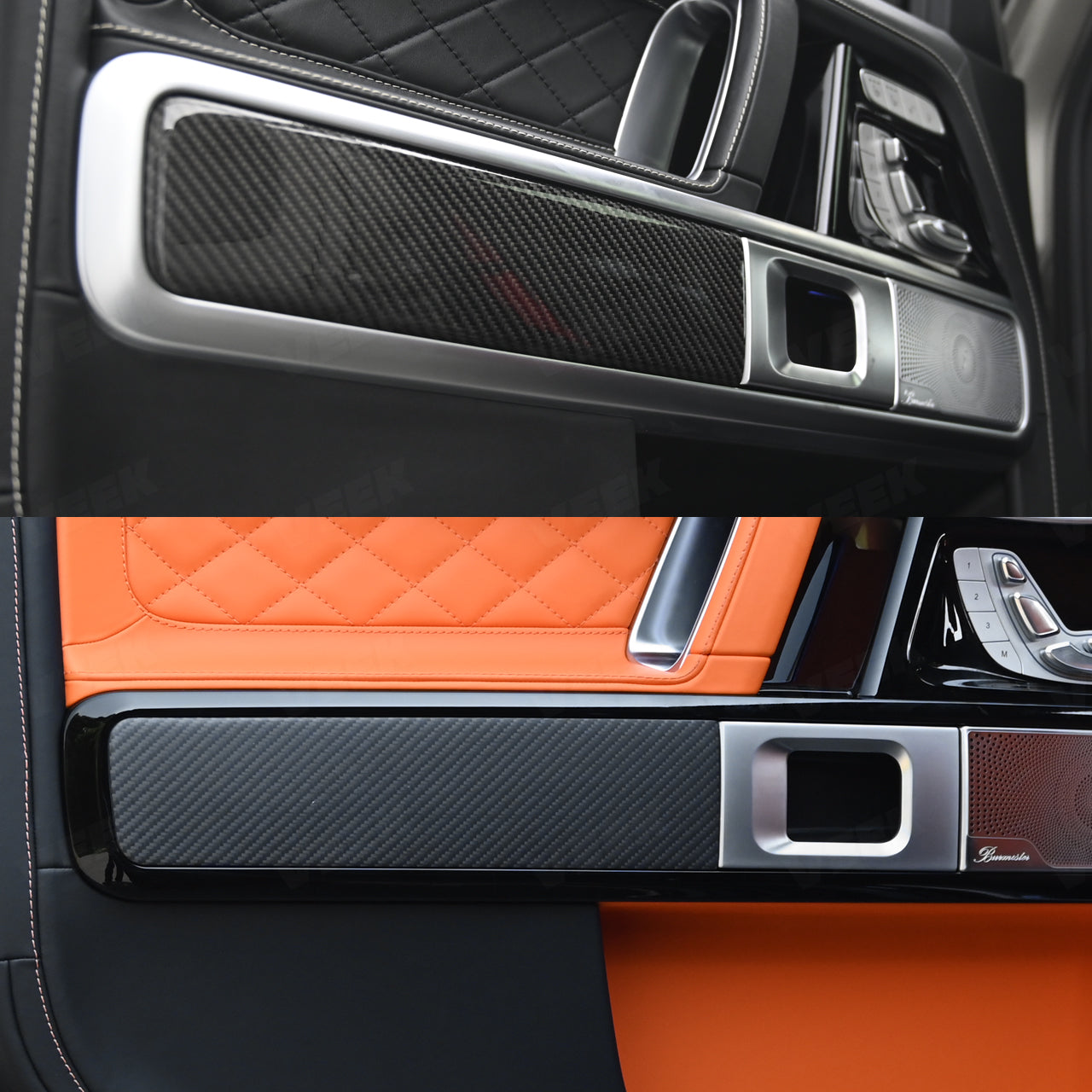 Mercedes-Benz G Wagon 463A Carbon fiber Interior Strip (3M adhesive and clip-on)