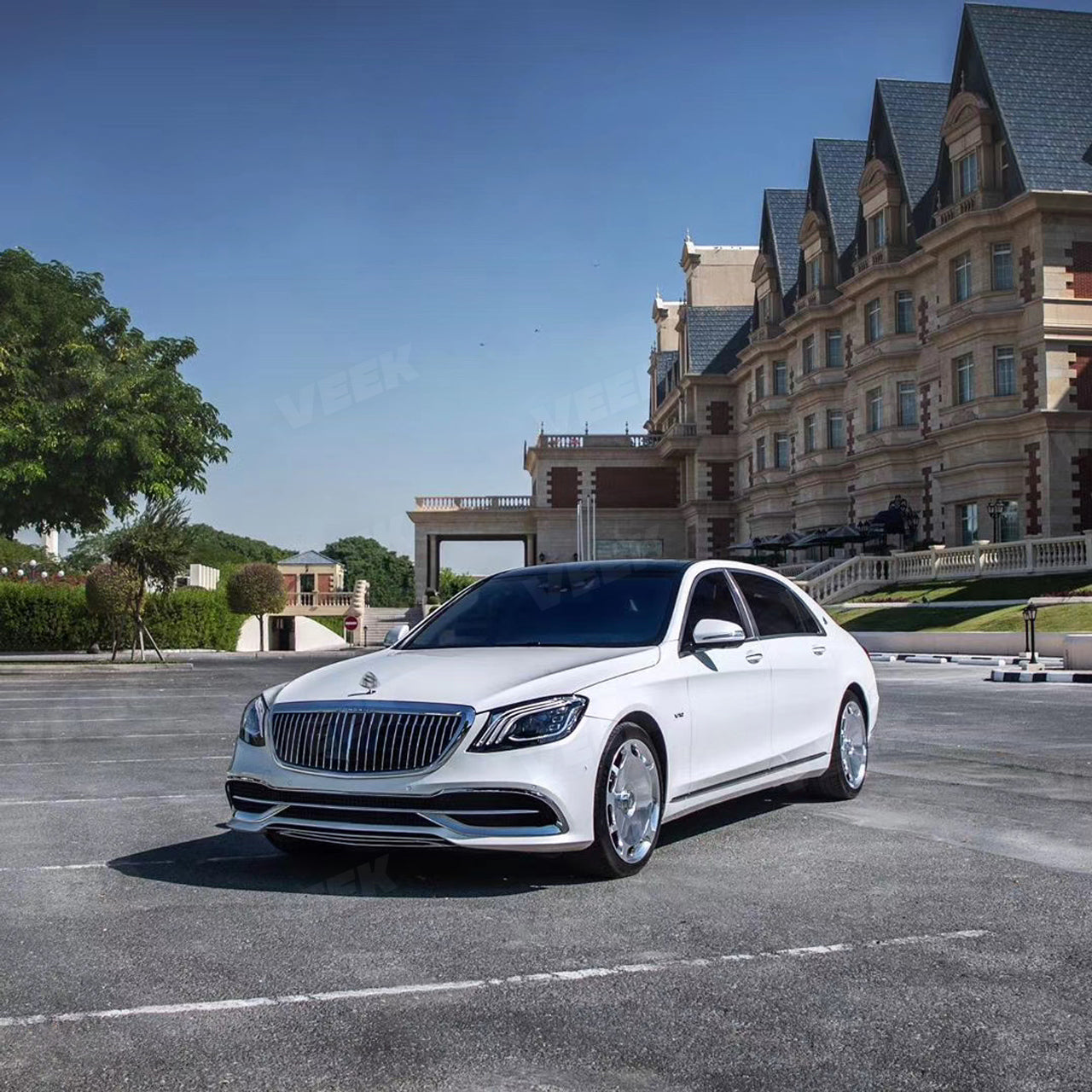 For S Class W222 (2014-2020) old to new Maybach Style (2024) Body Kit