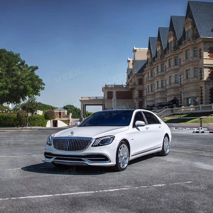 For S Class W222 (2014-2020) old to new Maybach Style (2024) Body Kit