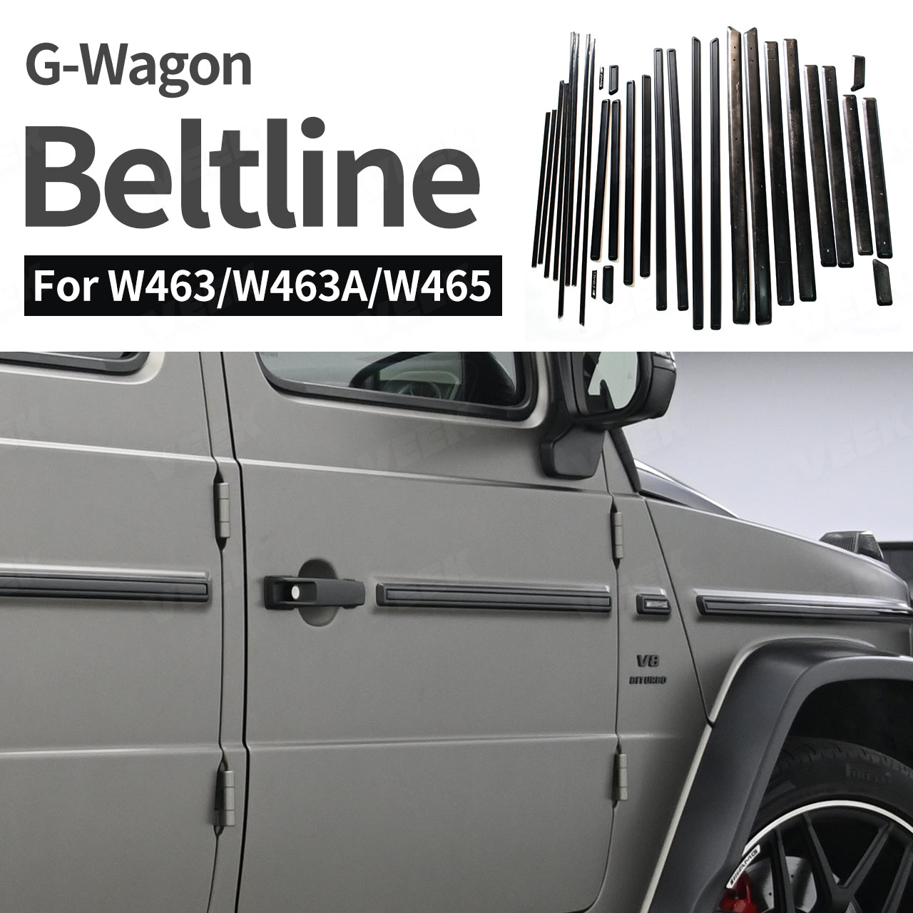 Mercedes-Benz G Wagon Beltline for 2002-2025 W463/W463A/W465