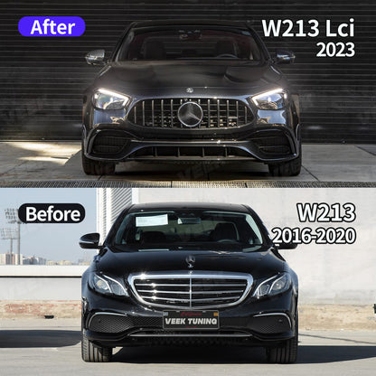 2023 E63 AMG LCI Style Wide Body Kit for Mercedes E-Class W213 (2016-2020)