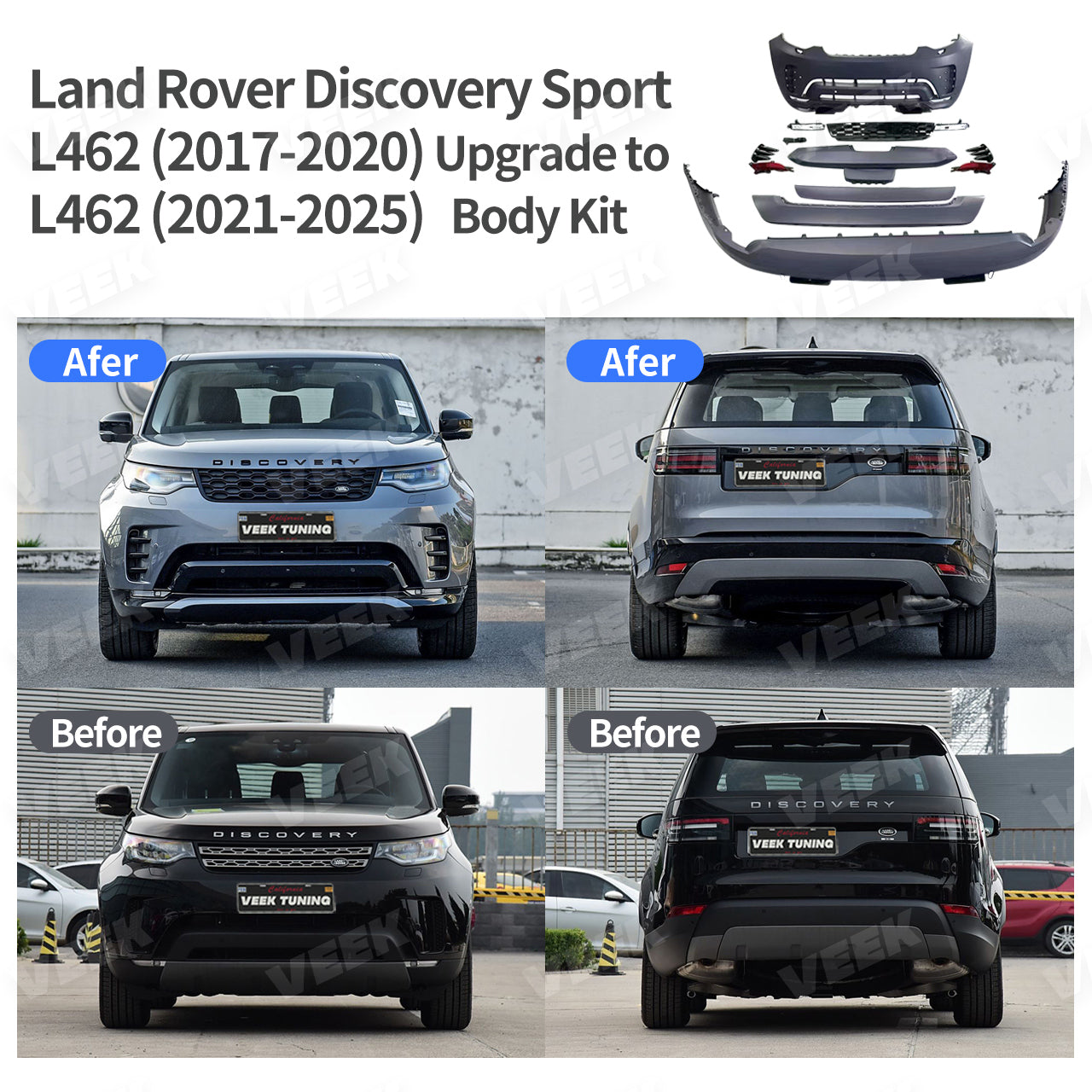 Land Rover Discovery Sport 5 L462 (2017-2020) Upgrade to L462 (2021-2025) / Exterior Body Kits