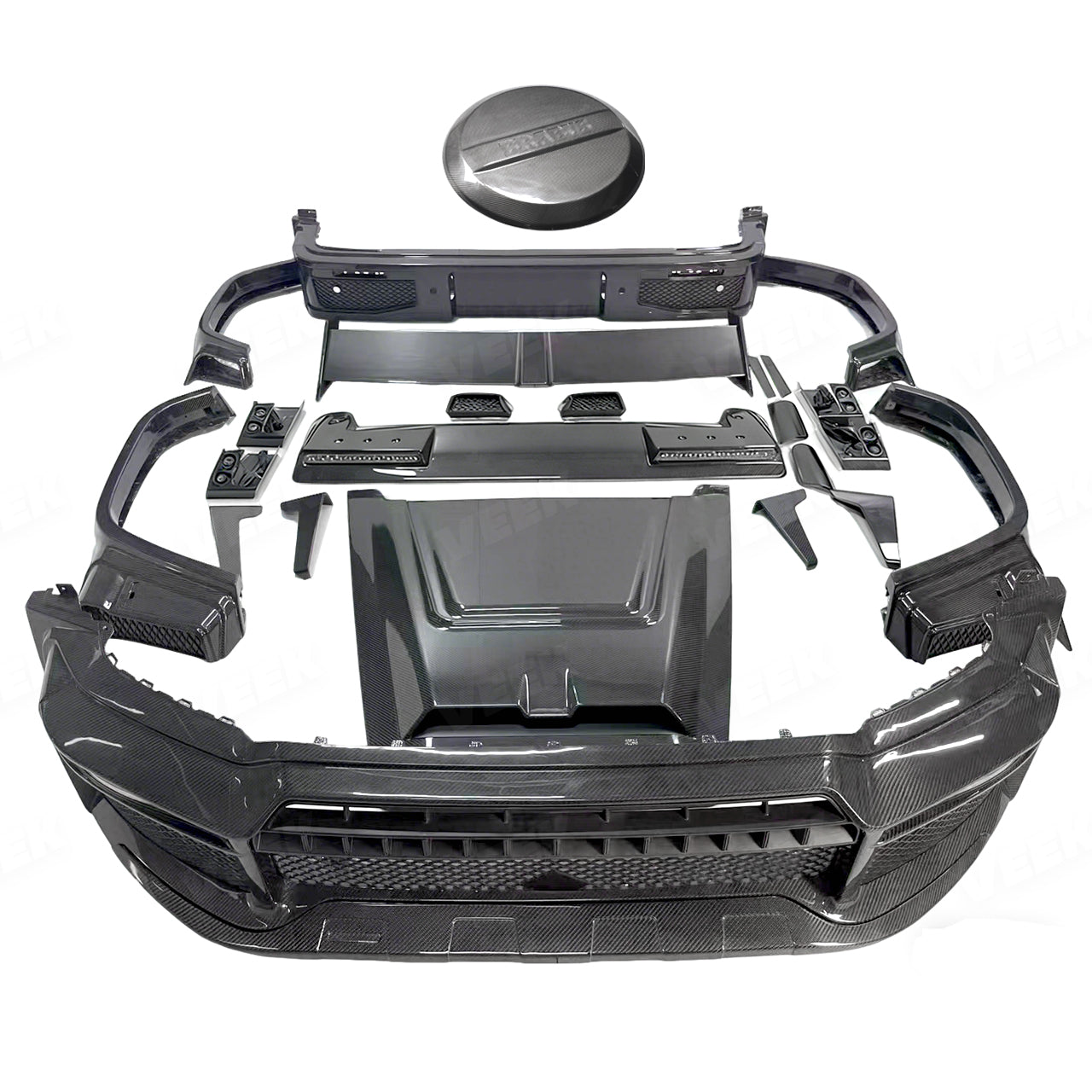G800-style carbon fiber body kit for G63, G500 and G550