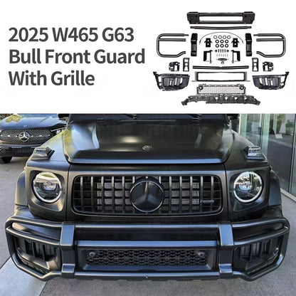 Bull Front Guard With Grille For Mercedes G Wagon 2025 W465 G63 AMG