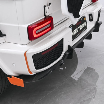 Extra Exterior Kits Carbon Fiber BRA G900 Style Rear Lip Upgrade for 2003–2024 G Wagon W463/W463A