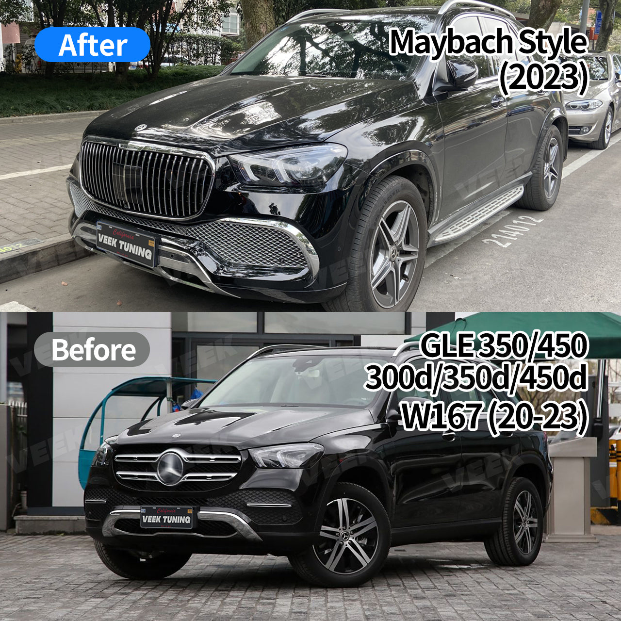 Mercedes Benz GLE SUV W167 (2020-2023) Upgrade to Maybach（2023）Style Body Kit