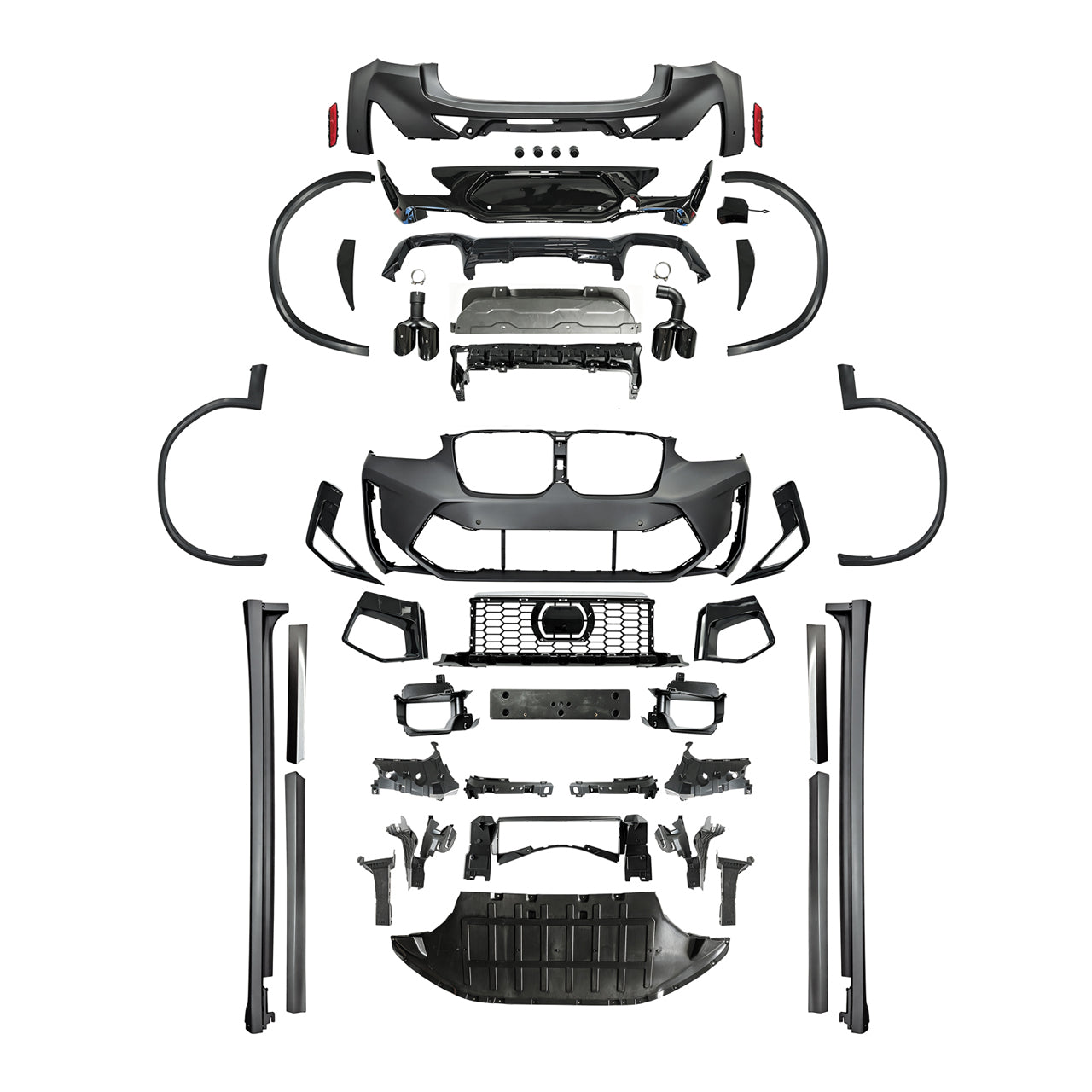 BMW X4 G02 LCI (2022–2025) Upgrade to X4M F98 LCI Style Body Kit