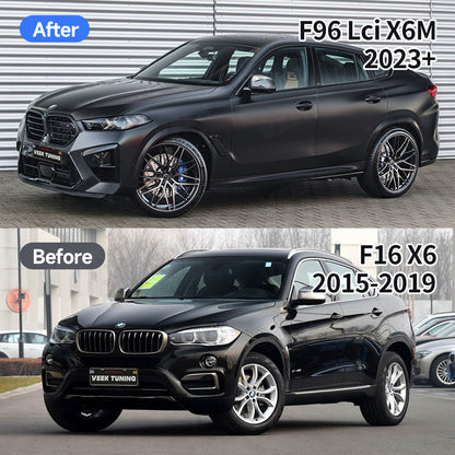 BMW X6 F16（2015-2019）Upgrade Old to New X6M F96 LCI (2023+) Body Kit