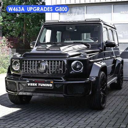 Mercedes-Benz W463/463A 2003–2024 G Wagon Exterior Upgrade to W463A/2025 465 G63/Brabus/G800/G900 Style Body Kit