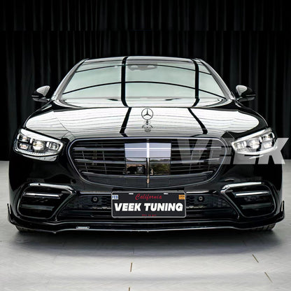 Mercedes S-Class W223 to Brabus Style Body Kit (Dry Carbon Fiber/Glossy Black)