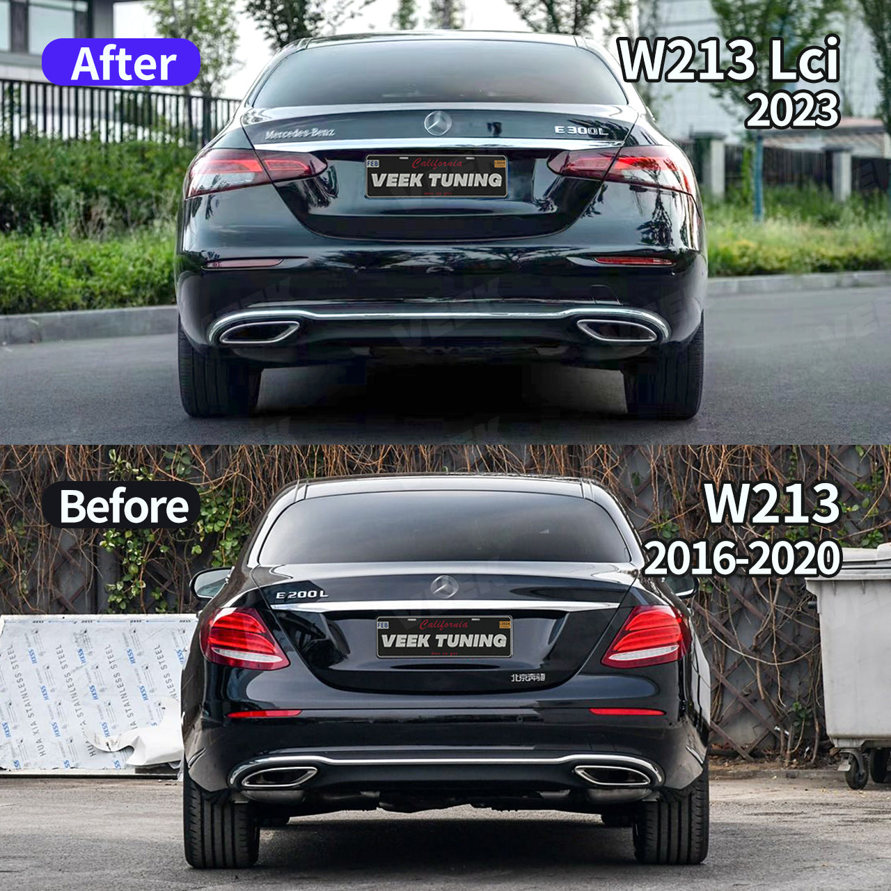 For Mercedes E-Class W213（2016-2020）to LCI Version Body Kit