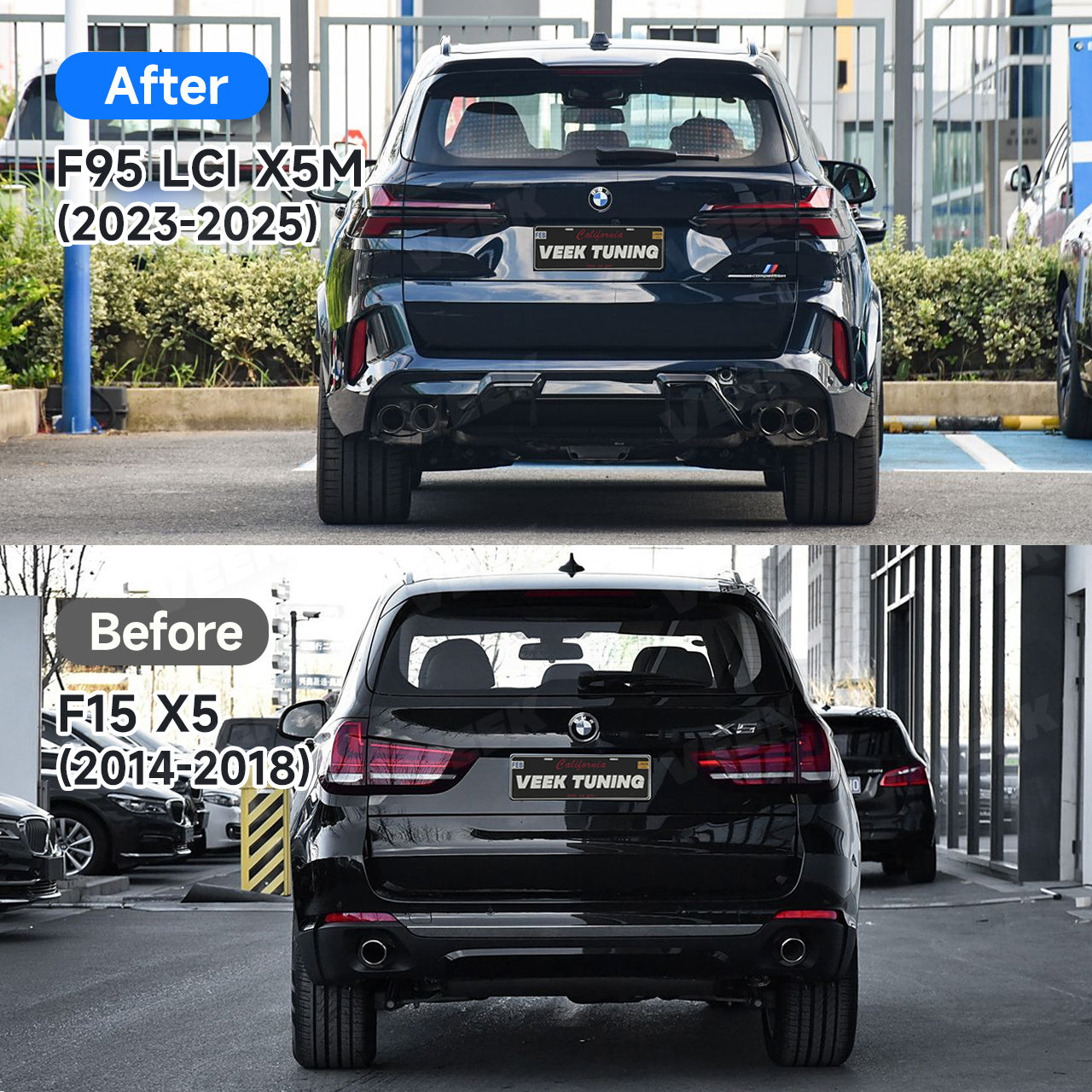 BMW X5 F15 (2014-2018) Old to New Upgrade X5M F95 LCI (2025) Body Kit