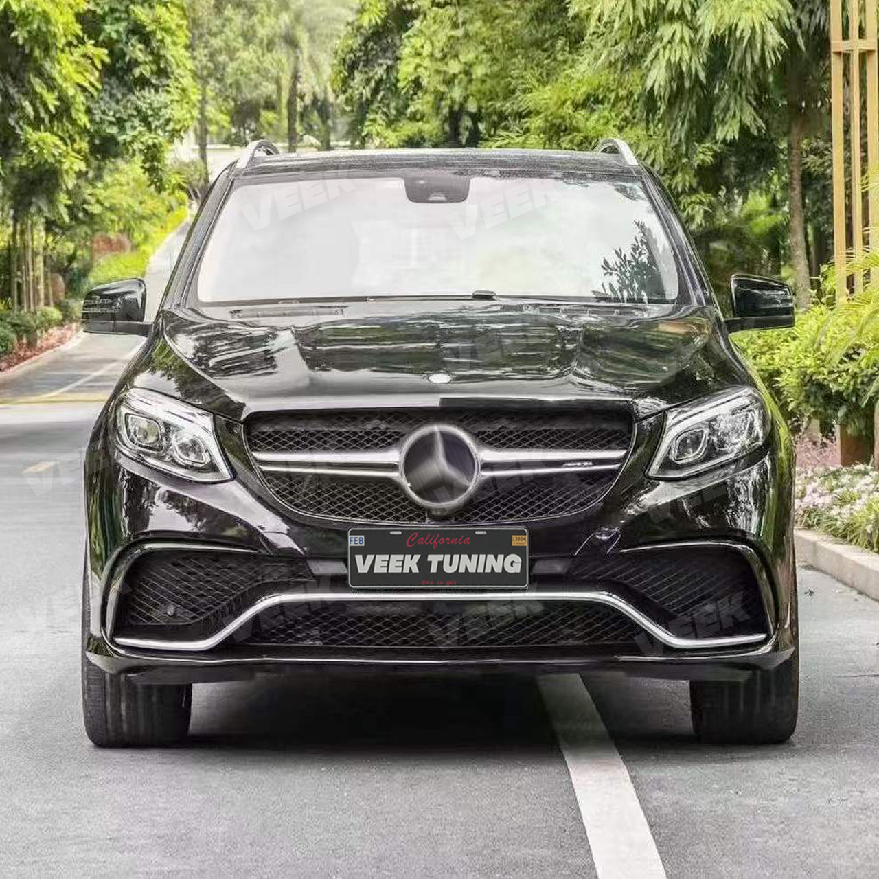 Mercedes Benz ML W164 (2005-2011) Upgrade Old to New AMG GLE 63 W166 (2018) Style Body Kit