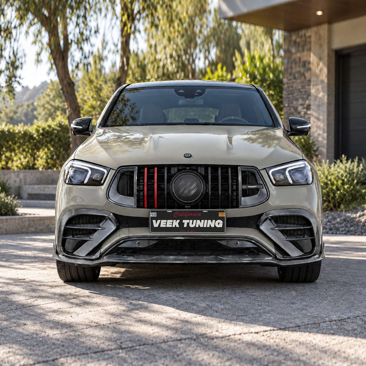 2020–2023 Mercedes-Benz GLE 63 Coupe C167 Upgrade to Carbon Fiber B900 Rocket Style Exterior Body Kit