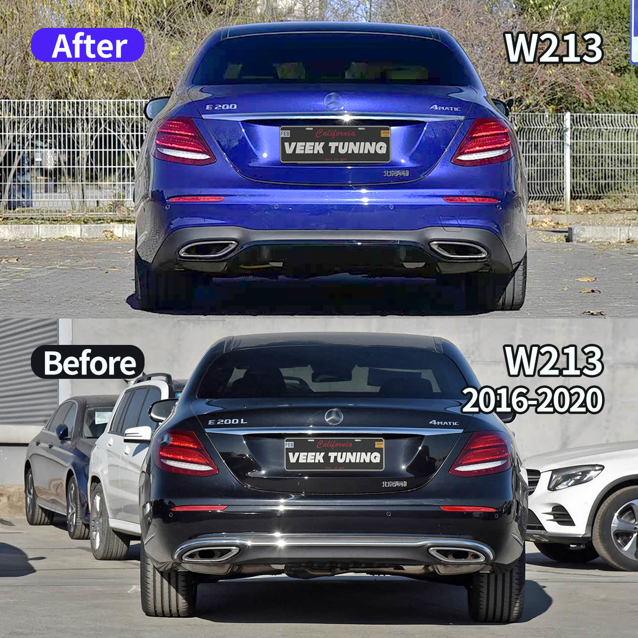 AMG Line Body Kit for Mercedes E Class W213 2016-2020 Four Doors