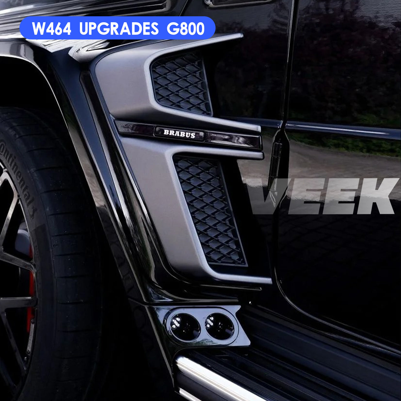 2002-2018 G Wagon Exterior Upgrade to 2023 Modification Kit