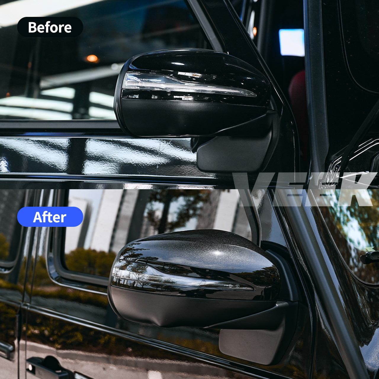 Mercedes G-Class W463A 2019-2024 Upgrade to G63 AMG Night Edition Body Kit and Blackout Lights Set