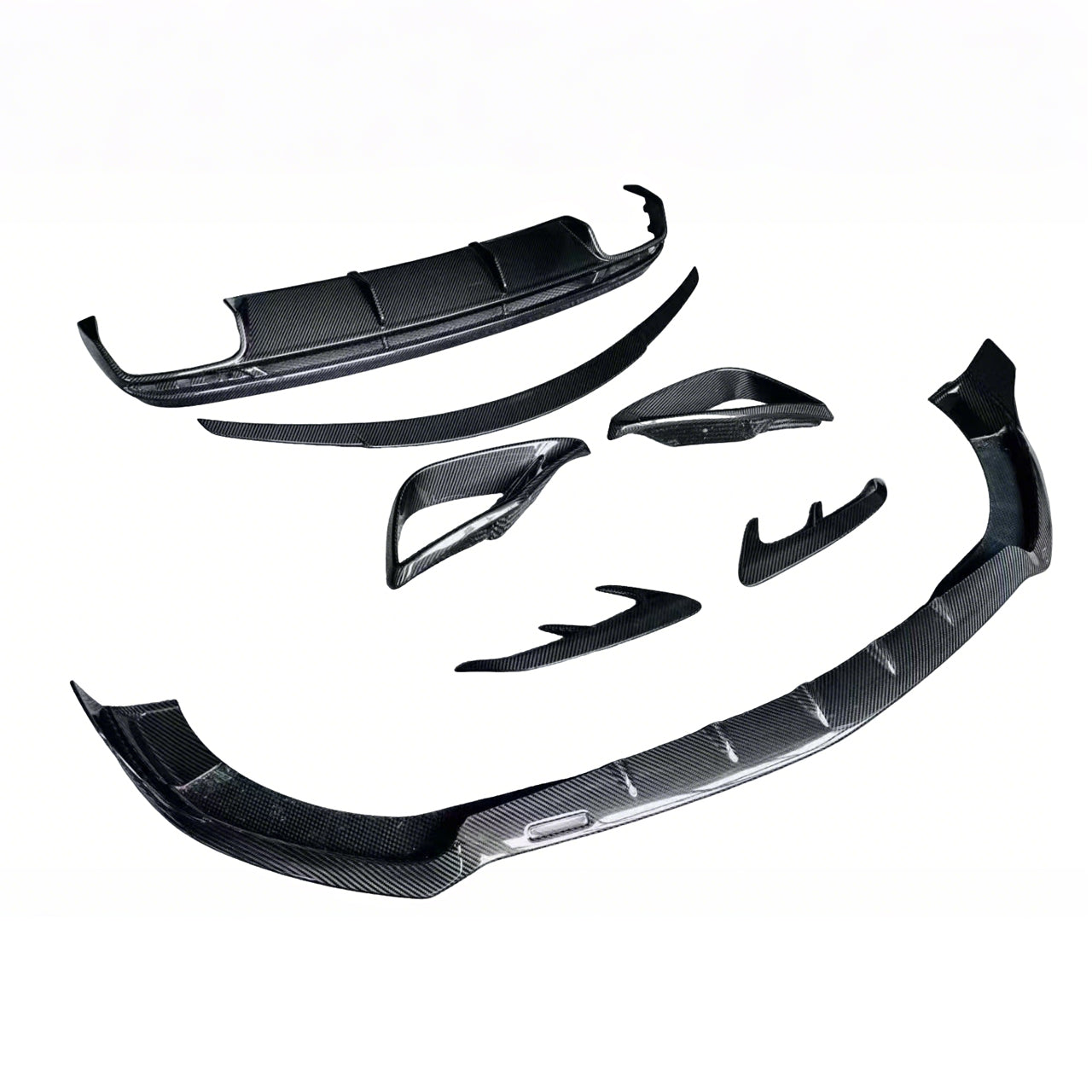 BBS style carbon fiber body kit for S-Class W217 S63 Coupe