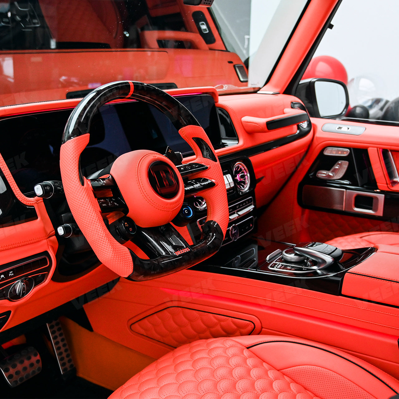 Mercedes-Benz G-Wagon W463 (2003–2018) Interior Upgrade to W463A (2024) Brabus G800/G900 Interior Kit