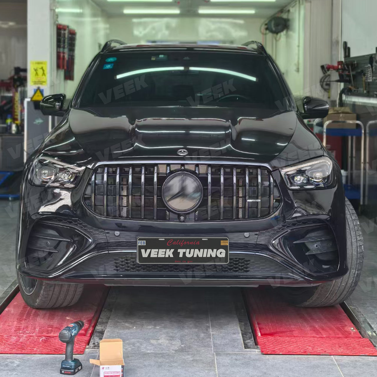 Mercedes Benz GLE SUV W167 (2020-2023) Upgrade to AMG 53 W167 LCI (2025) Style Body Kit