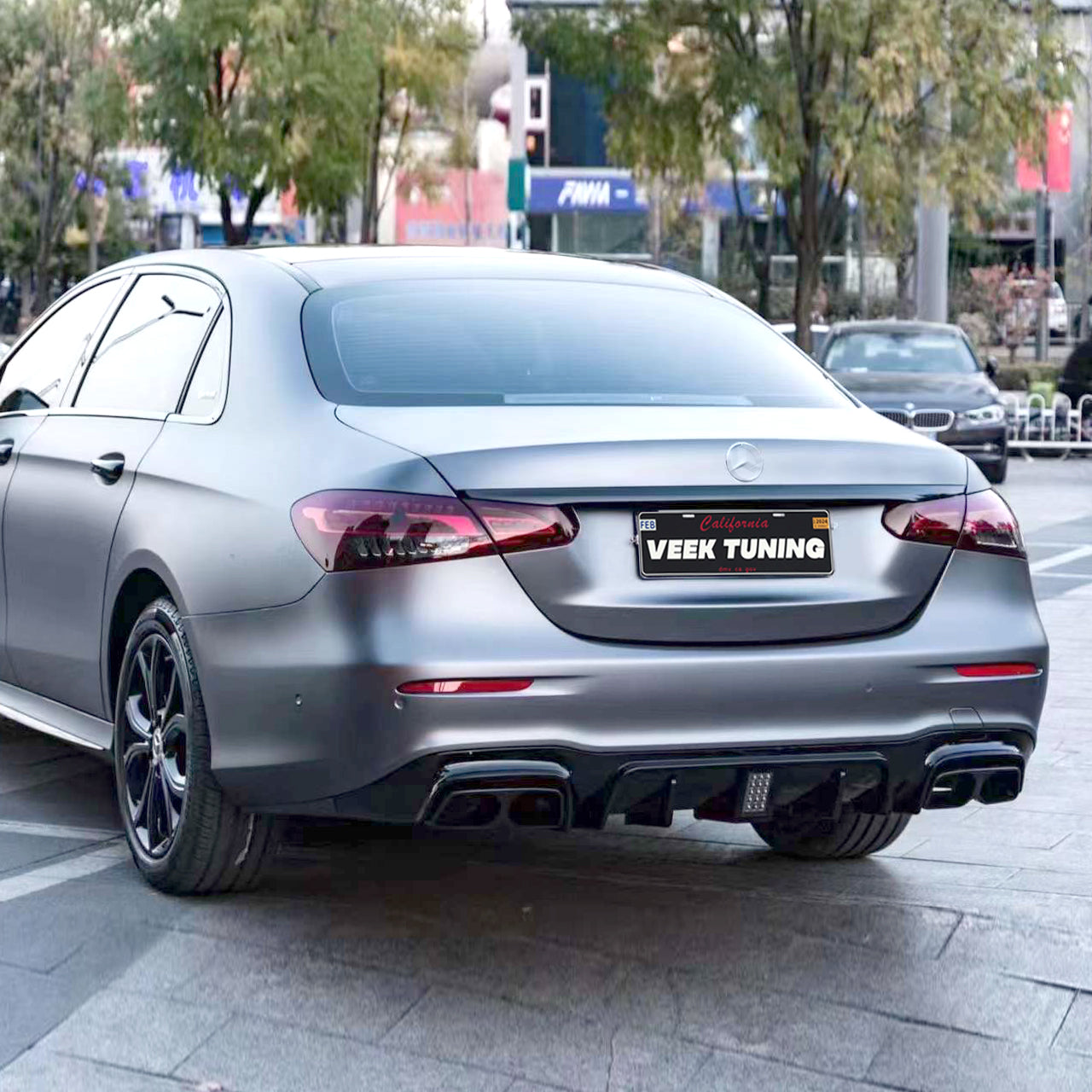 Maybach Style Rear lip & Exhaust tips for Mercedes E-Class W213