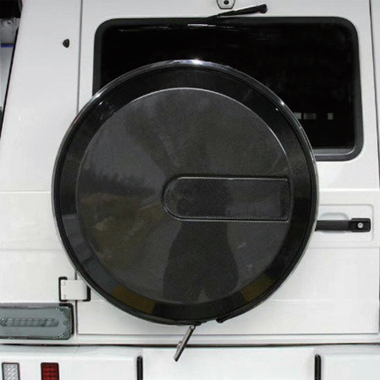 G Wagon carbon fiber tire cover logo option