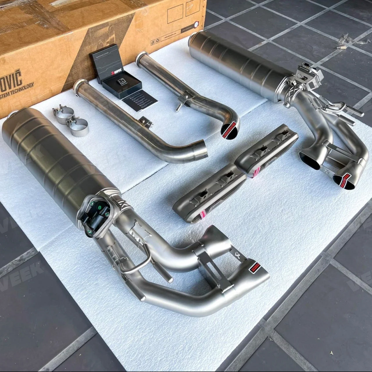 2019-2025 Mercedes G-Wagon W463A AMG G63/G500/G550 Akrapovič Titanium Exhaust System