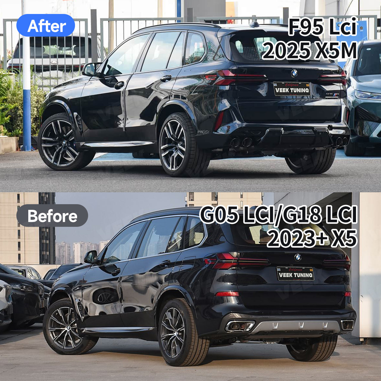 BMW X5 G05/G18 LCI (2023-2025) Upgrade to X5M F95 LCI (2024+) Body Kit
