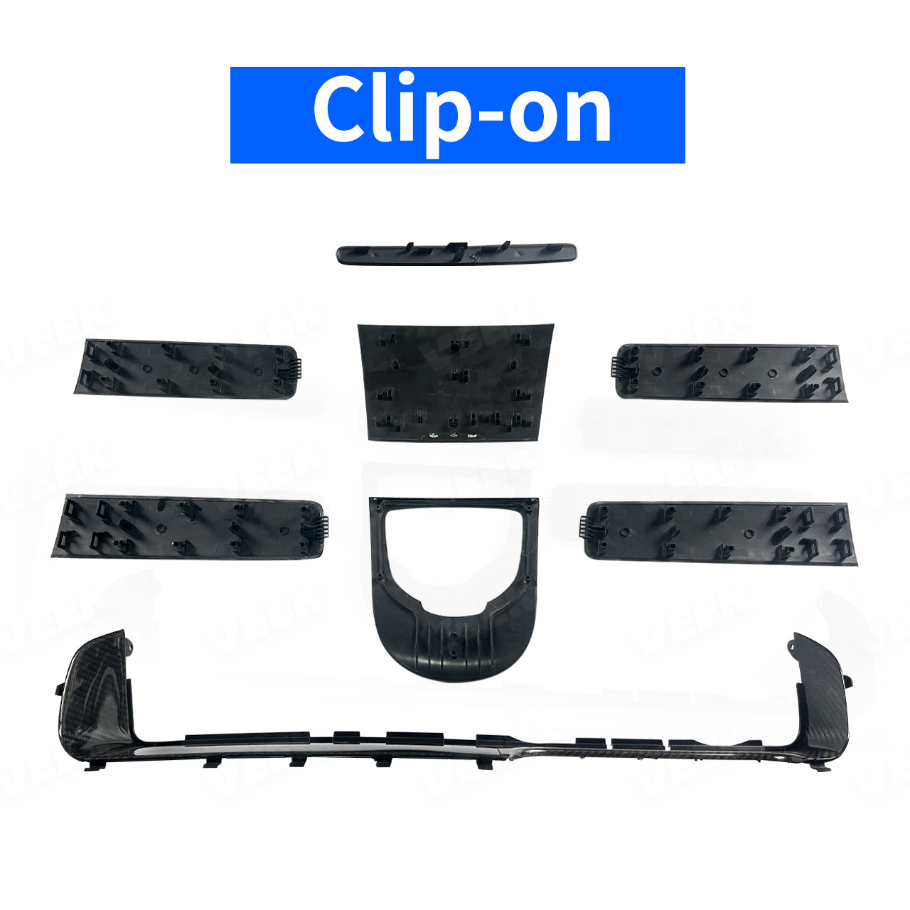 Mercedes-Benz G Wagon 463A Carbon fiber Interior Strip (3M adhesive and clip-on)