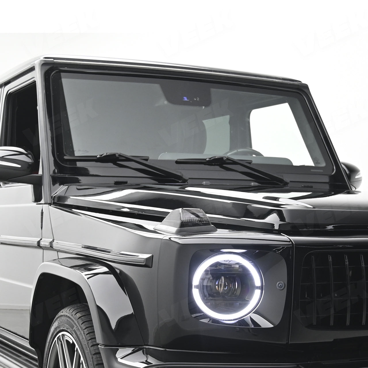 Mercedes-Benz G Wagon W463 (2002–2018) Exterior Upgrade to W463A (2024+) G63/Brabus/G800/G900 with Frameless Windows