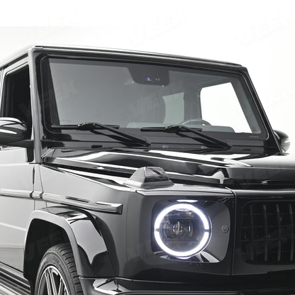 Mercedes-Benz G Wagon W463 (2002–2018) Exterior Upgrade to W463A (2024+) G63/Brabus/G800/G900 with Frameless Windows